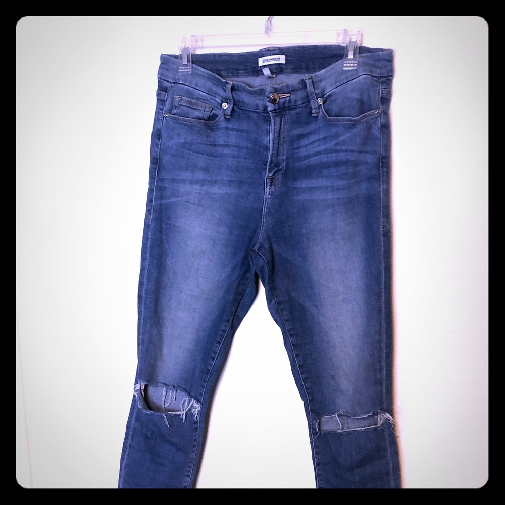 Good American good leg crop